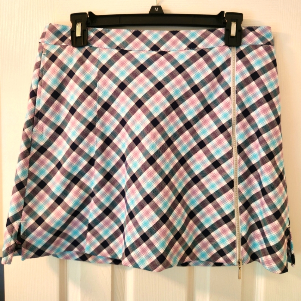 Lady Hagen Golf Skirt - Plaid - Size 6